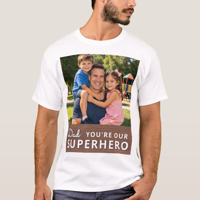 Personalized with photo and text T-Shirt (Front)