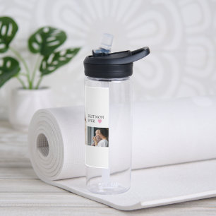 Personalized with Photo & "Best Mom Ever - Water Bottle