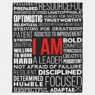 Personalized Word Cloud Sherpa Fleece Blanket