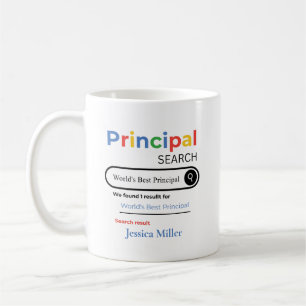 Personalized World’s Best Principal Search Result Coffee Mug