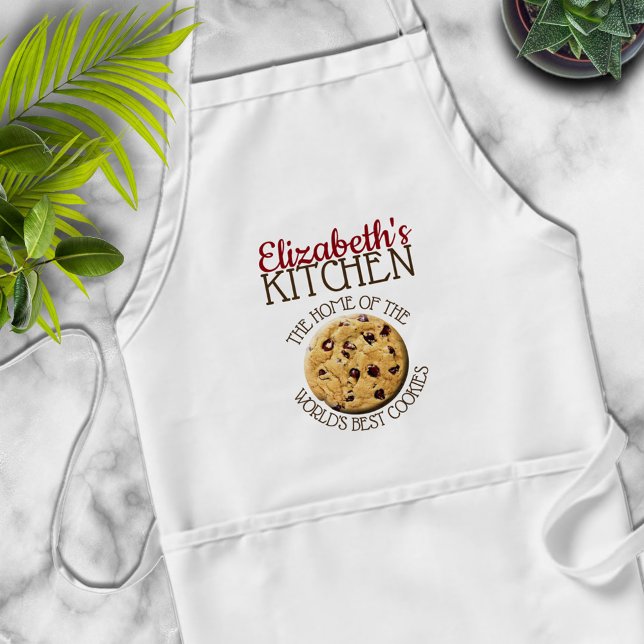 Personalized World's Best Cookies Standard Apron (Creator Uploaded)