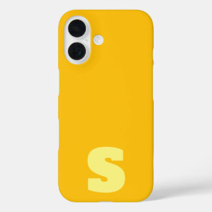 Personalized yellow iPhone / iPad case