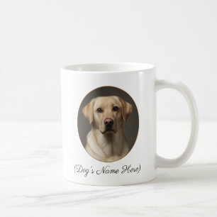 Personalized Yellow Labrador by My Side Coffee Mug