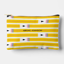 Personalized Yellow Pencil