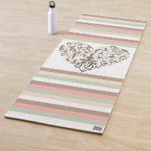 Personalized Yoga Matte with heart & name