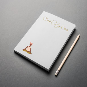 Personalized Yoga Studio Notepad