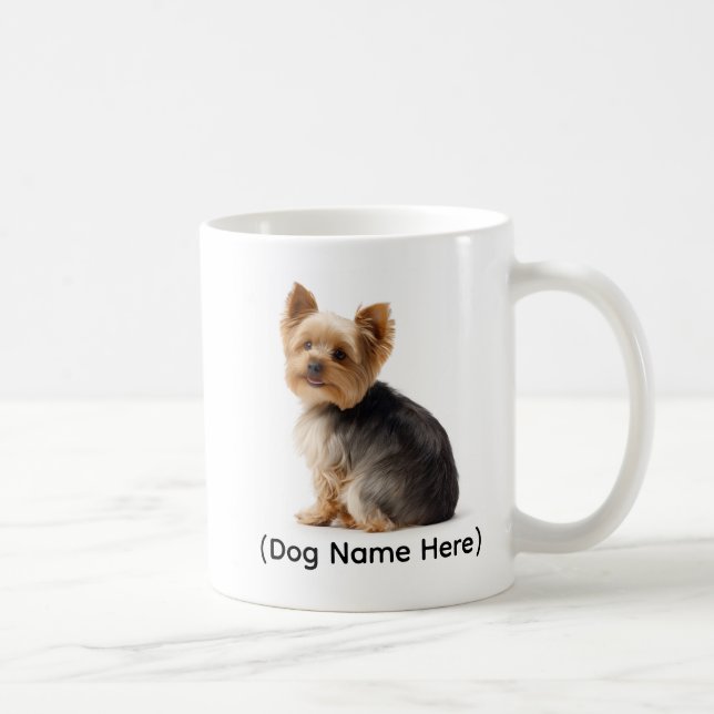 Personalized Yorkie “I Own You” Coffee Mug (Right)