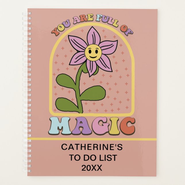 Personalized You Are Full Of Magic To Do List Planner (Front)