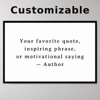 Personalized  Your Funny Quote – Create Your Own