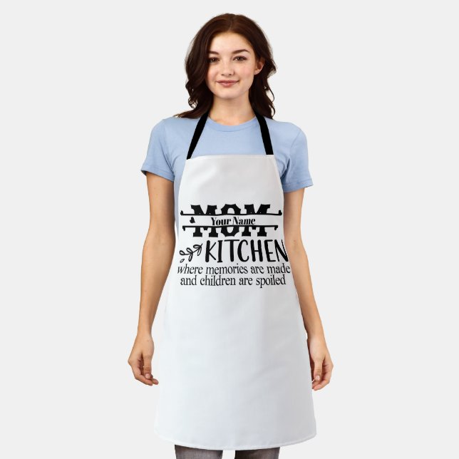 Personalized "Your Mom's Name" Apron (Worn)