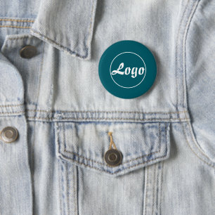 PERSONALIZED YOUR OWN LOGO OFFICE BUSINESS MODERN 6 CM ROUND BADGE