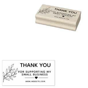 Personalized Your Own Modern Round Return Address  Rubber Stamp