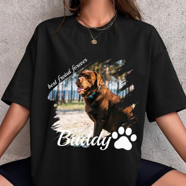 personalized your own Name and Photo custom dog  T-Shirt (Creator Uploaded)