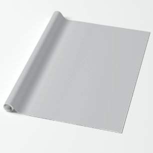 Personalized Your Own Stylish Modern Elegant Grey  Wrapping Paper