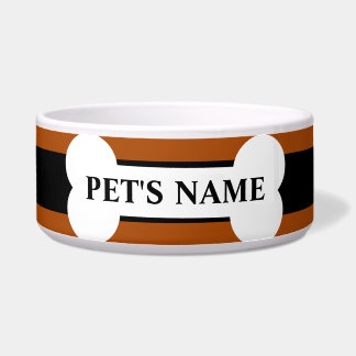 PersonalizedBone Design Pet Bowl