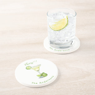 Personalzied Name Margarita Cheers II Coaster