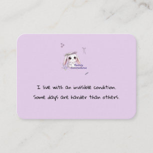 Personalzied Support Contact Card with Bunny