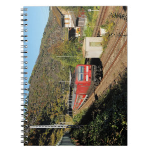 Personenzug in Kattenes Spiral Notebook