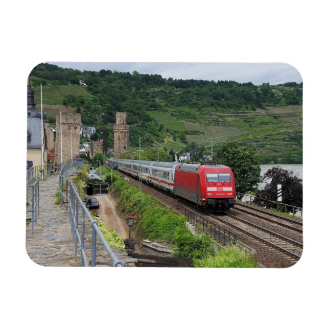 Personenzug in Oberwesel Magnet (Horizontal)