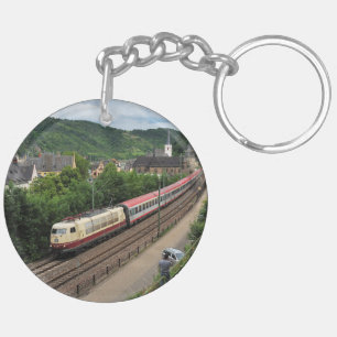 Personenzug in St. Goar Key Ring