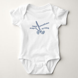 Personification Funny Creative Writing Baby Bodysuit