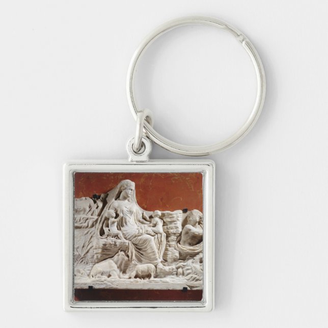Personification of the earth mother, allegorical r key ring (Front)