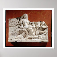 Personification of the earth mother, allegorical r