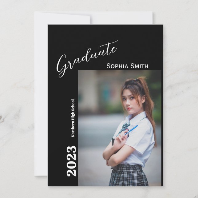 Personlaized Graduation Party Invitation (Front)