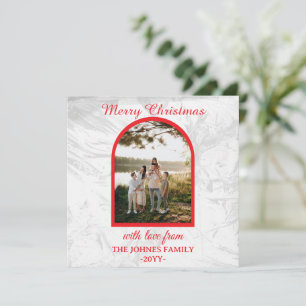 Personlized Merry Christmas Photo Holiday Card