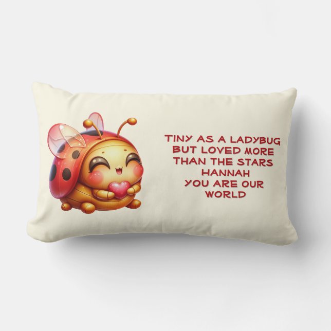 Personlized name baby pillow (Front)