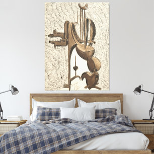 Personnage puissant canvas print