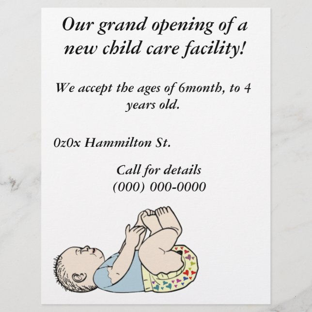 Personnalize your Flyer (Front)