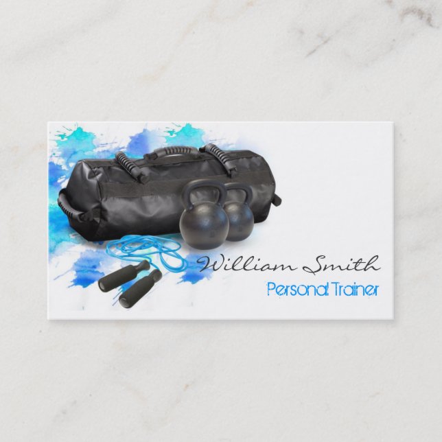 Personnel Trainer Business card (Front)