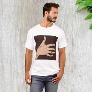 Persons Hand Mens T-Shirt