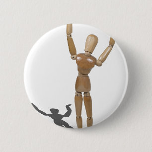 PersonStretch103110 6 Cm Round Badge