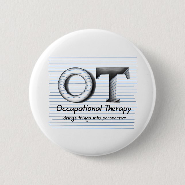 Perspective 6 Cm Round Badge (Front)