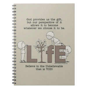 Perspective of Life Spiral Notebook