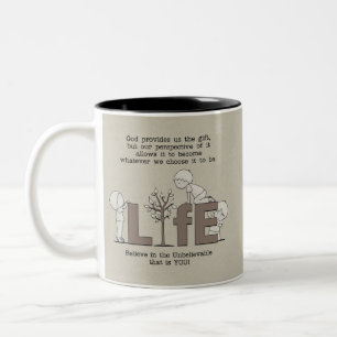 Perspective of Life Two-Tone Coffee Mug