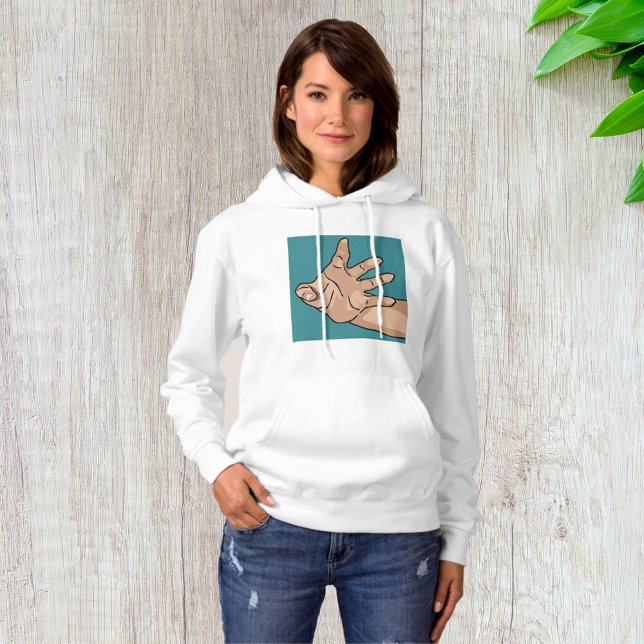 Perspective Reaching Hand Hoodie (Creator Uploaded)