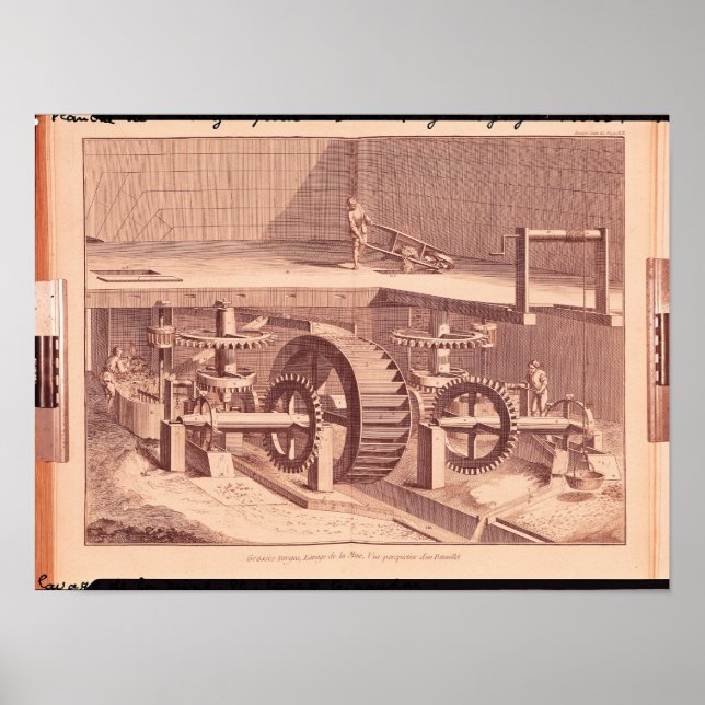 Perspective view of a 'Patouillet' Poster (Front)