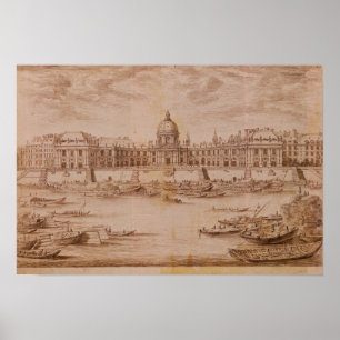 Perspective View of College des Quatre-Nations Poster