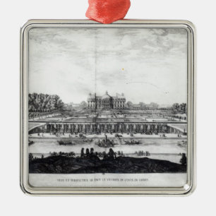 Perspective View of the garden fa�ade Metal Tree Decoration