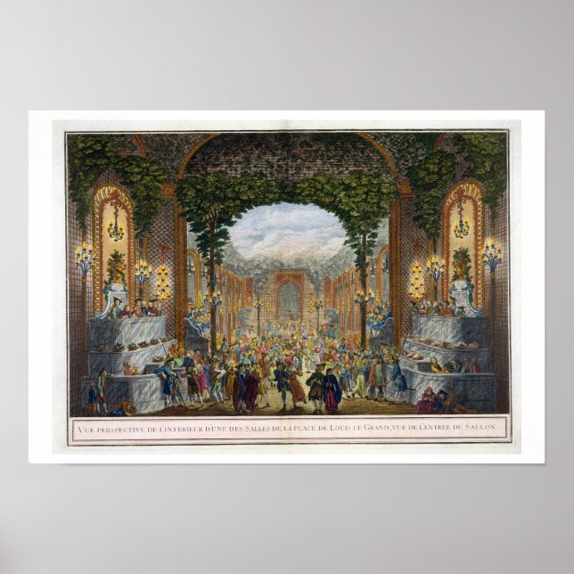 Perspective View of the Interior of one of the roo Poster (Front)