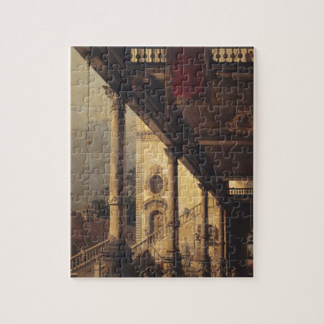 Perspective with a Portico by Canaletto Jigsaw Puzzle (Vertical)