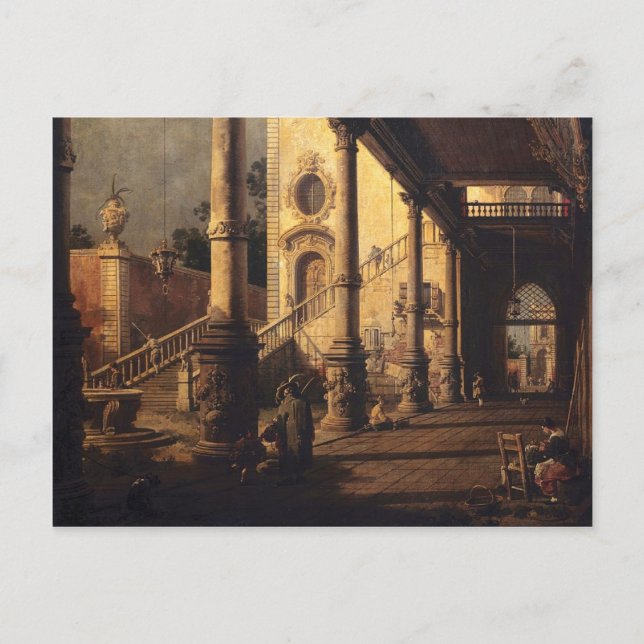 Perspective with a Portico Postcard (Front)