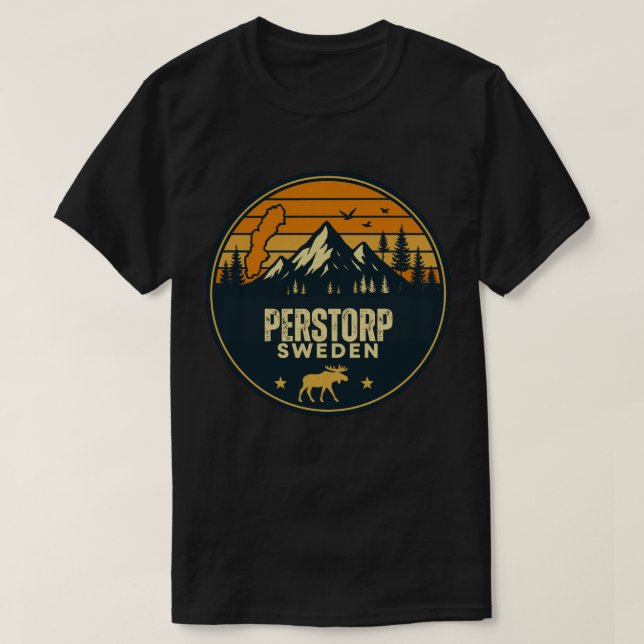 Perstorp, Sweden Sverige T-Shirt (Design Front)