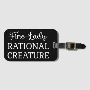Persuasion Jane Austen - Rational Creature I Luggage Tag