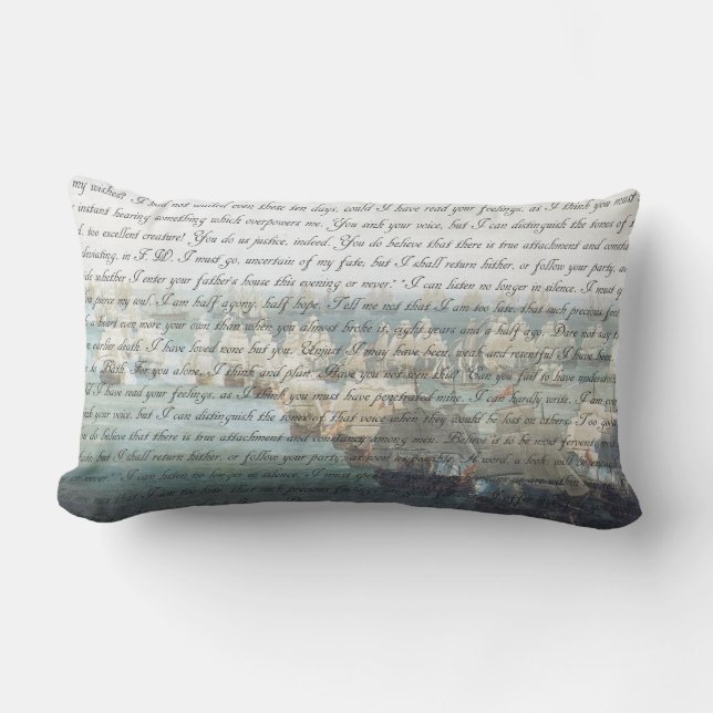 Persuasion Letter Lumbar Cushion (Front)
