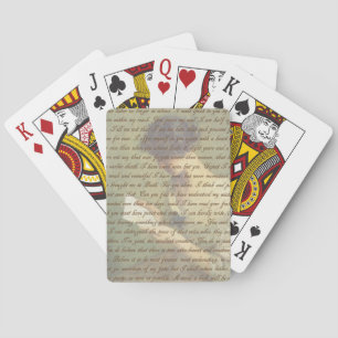 Persuasion Letter Playing Cards