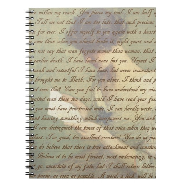 Persuasion Letter Spiral Notebook (Front)